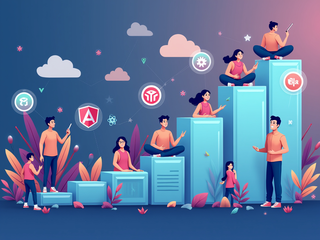Illustration of scaling the Frontend Platform over time